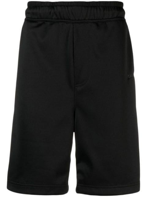 logo-embroidered track shorts by LANVIN