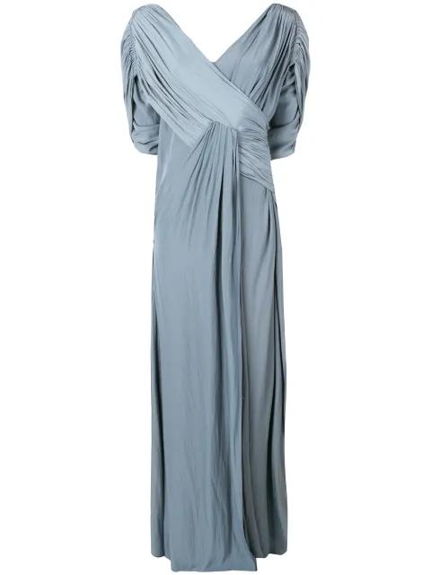 long draped dress by LANVIN