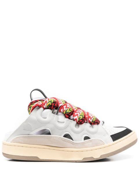 low-top leather sneakers by LANVIN