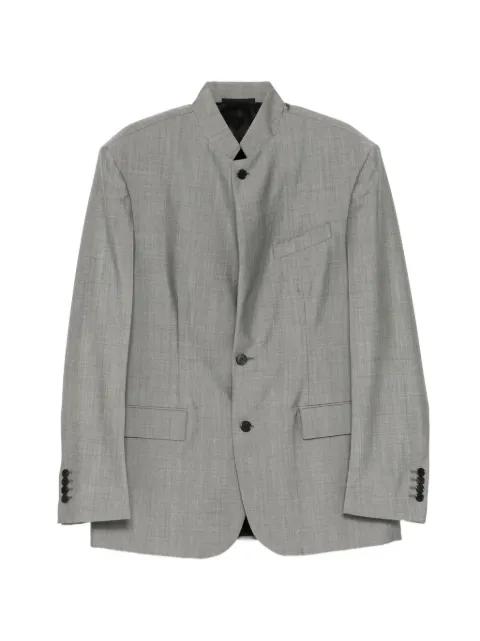 mandarin-collar long-sleeve blazer by LANVIN