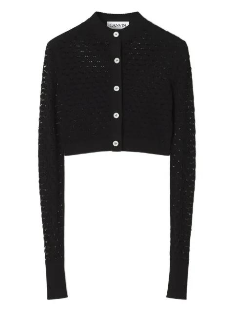 openwork cardigan by LANVIN