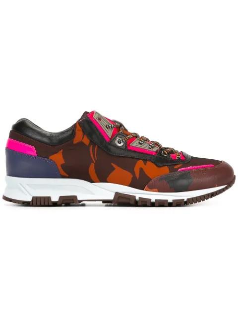 paneled sneakers by LANVIN