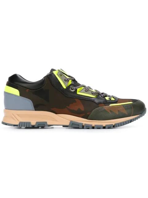 paneled sneakers by LANVIN