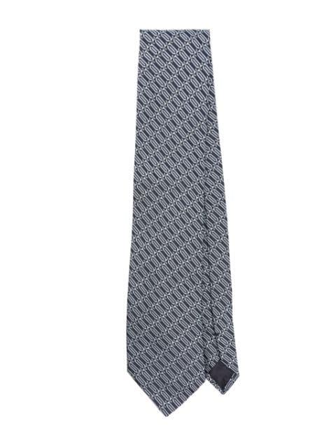 pattern-jacquard silk tie by LANVIN