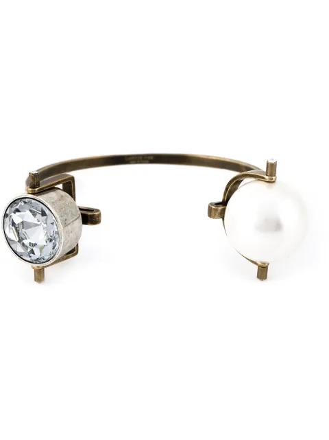 pearl and crystal arm bracelet by LANVIN