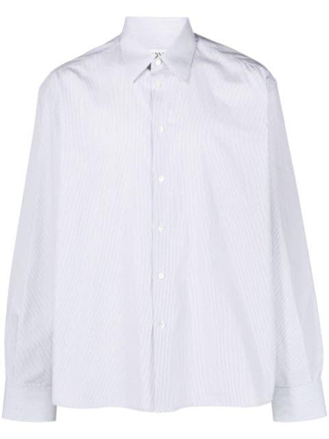 pinstripe-print cotton shirt by LANVIN