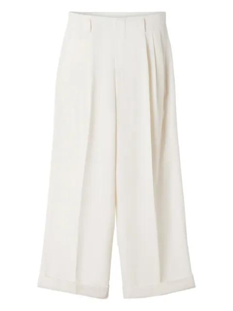 pleated-details trousers by LANVIN