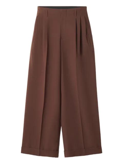 pleated-front trousers by LANVIN