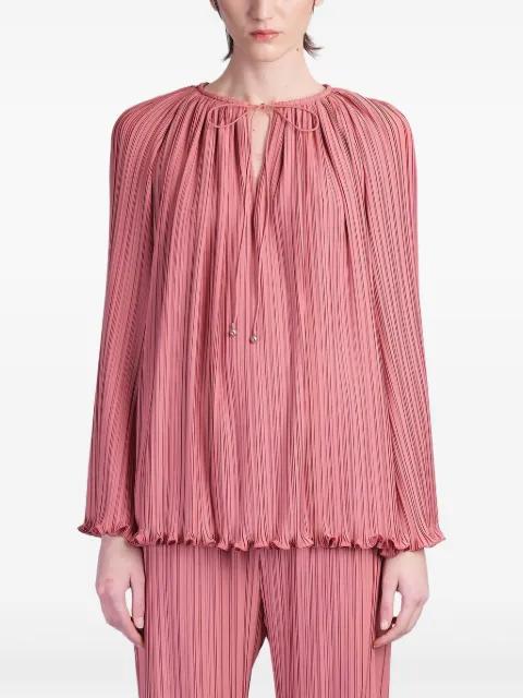 plissé blouse by LANVIN
