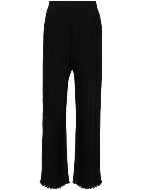 plissé wide-leg trousers by LANVIN