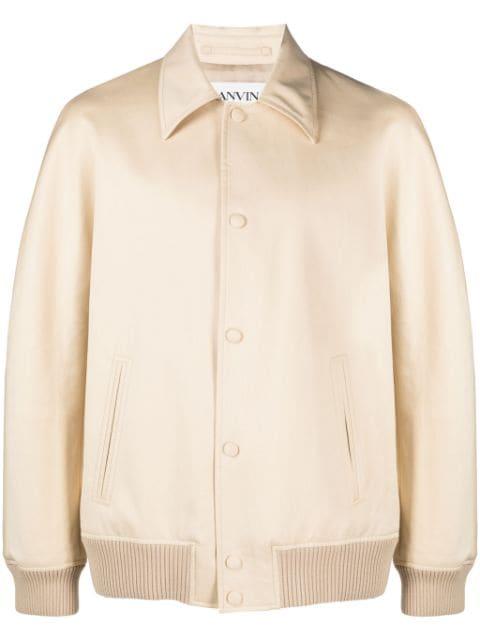 pointed-collar bomber jacket by LANVIN