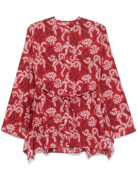 printed cotton shirt by LANVIN