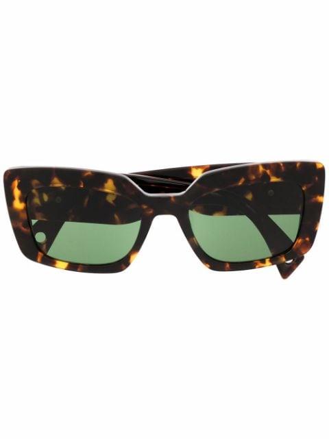 rectangle-frame sunglasses by LANVIN
