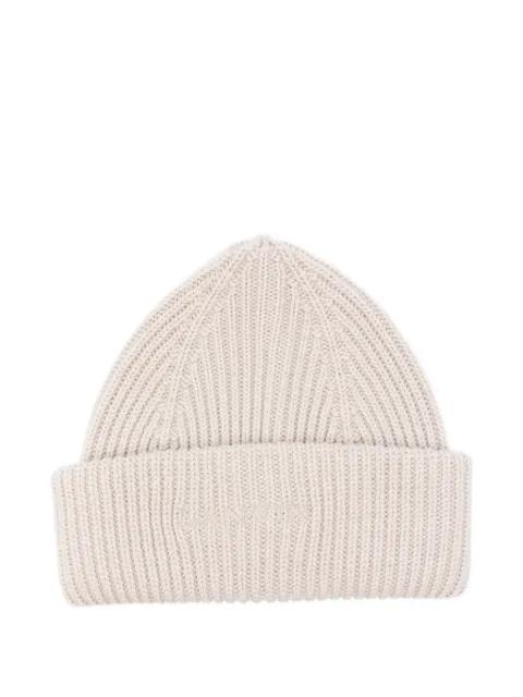 ribbed beanie hat by LANVIN
