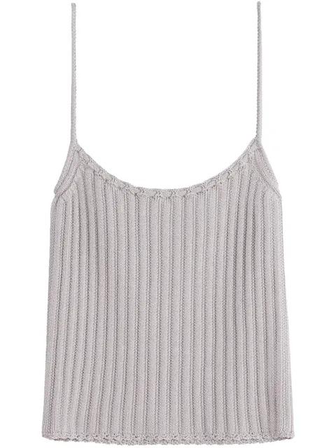 ribbed knit top by LANVIN