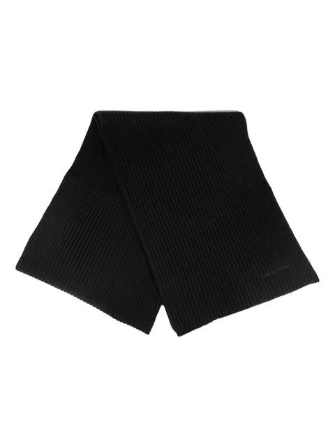 ribbed logo scarf by LANVIN
