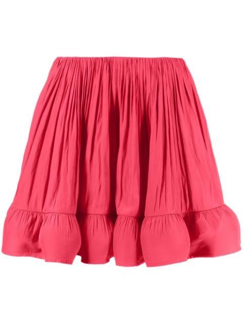 ruffled flared miniskirt by LANVIN