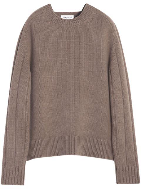 seam-detail jumper by LANVIN