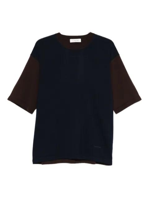 short-sleeve colour-block t-shirt by LANVIN