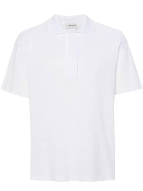 short-sleeve cotton polo shirt by LANVIN