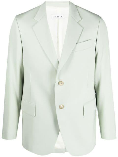 single-breasted wool blazer by LANVIN