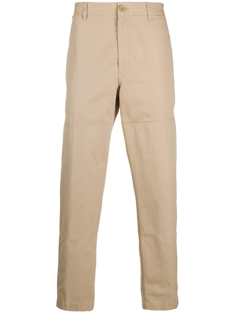 straight-leg cotton trousers by LANVIN