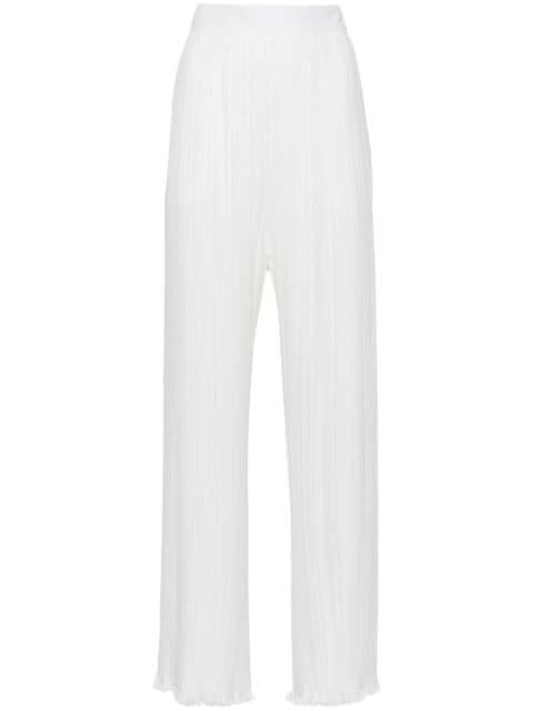 straight-leg pleated trousers by LANVIN