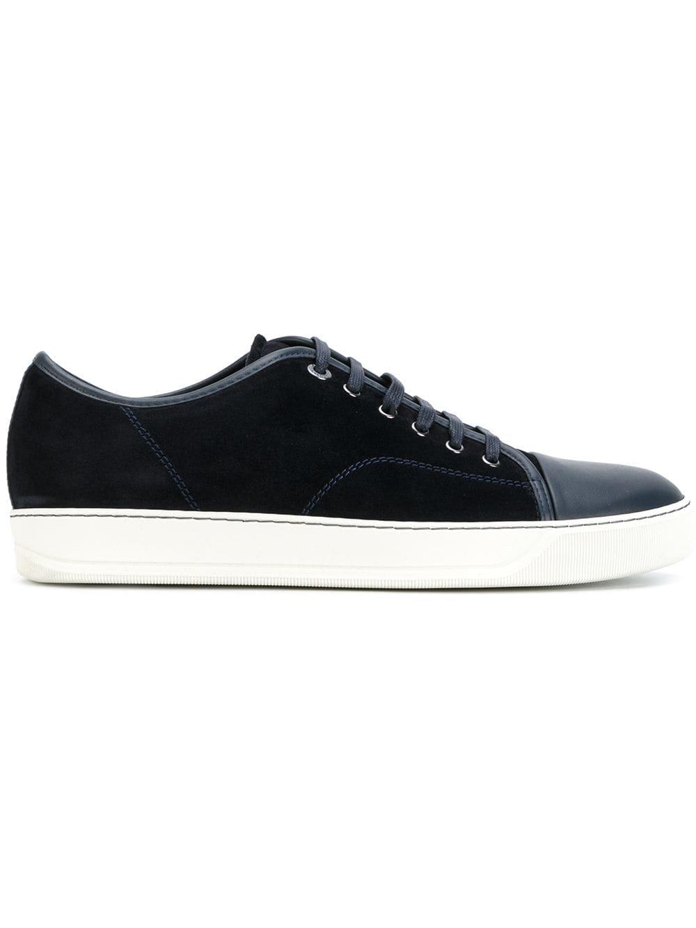 suede lace-up sneakers by LANVIN