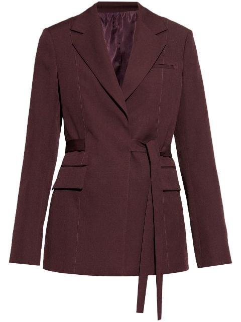 tied-waist blazer by LANVIN