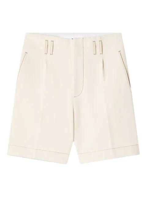 topstitch cotton shorts by LANVIN