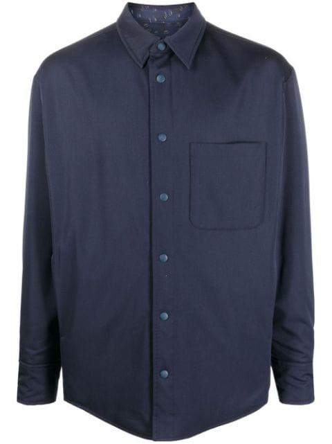 virgin-wool shirt jacket by LANVIN