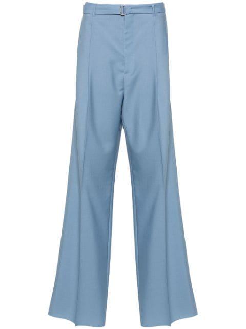 wide-leg wool trousers by LANVIN