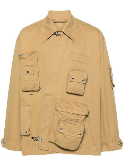 x Future Crossed Front cotton utility jacket by LANVIN