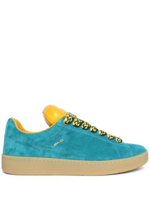 x Future Hyper Curb suede sneakers by LANVIN