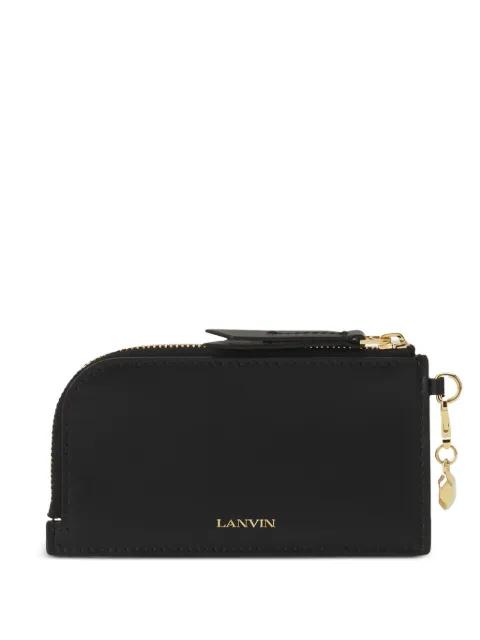 zip-around leather wallet by LANVIN