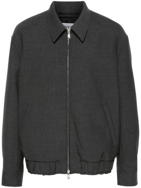 zip-up wool jacket by LANVIN