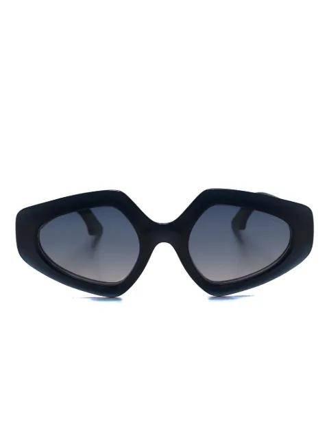Antonia geometric-frame sunglasses by LAPIMA