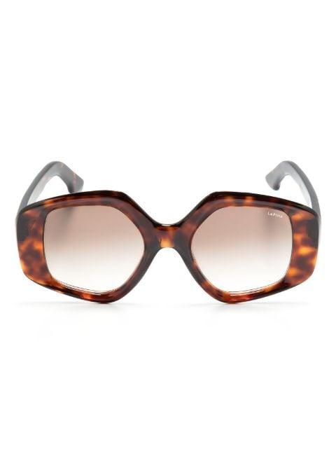 Stella tortoiseshell-effect sunglasses by LAPIMA