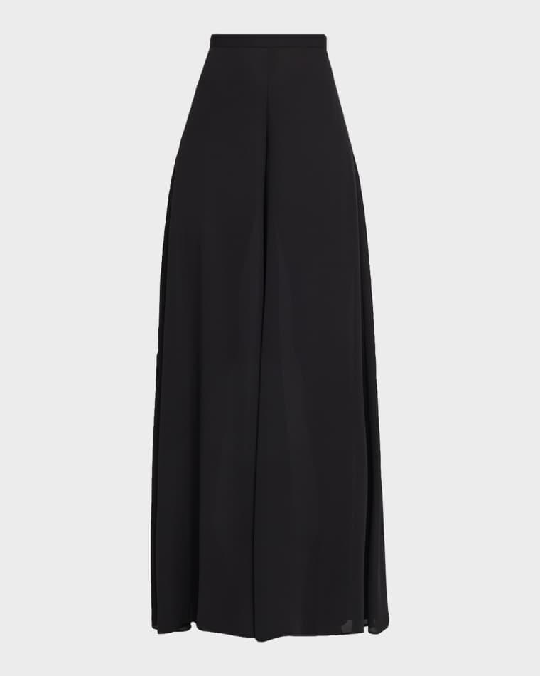 Georgette Wide-Leg Pants with Pockets by LAPOINTE