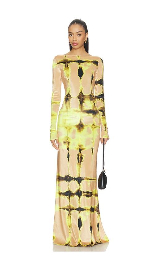 Lapointe Boatneck Gown in Nude by LAPOINTE