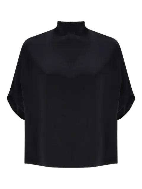high-neck cape top by LAPOINTE