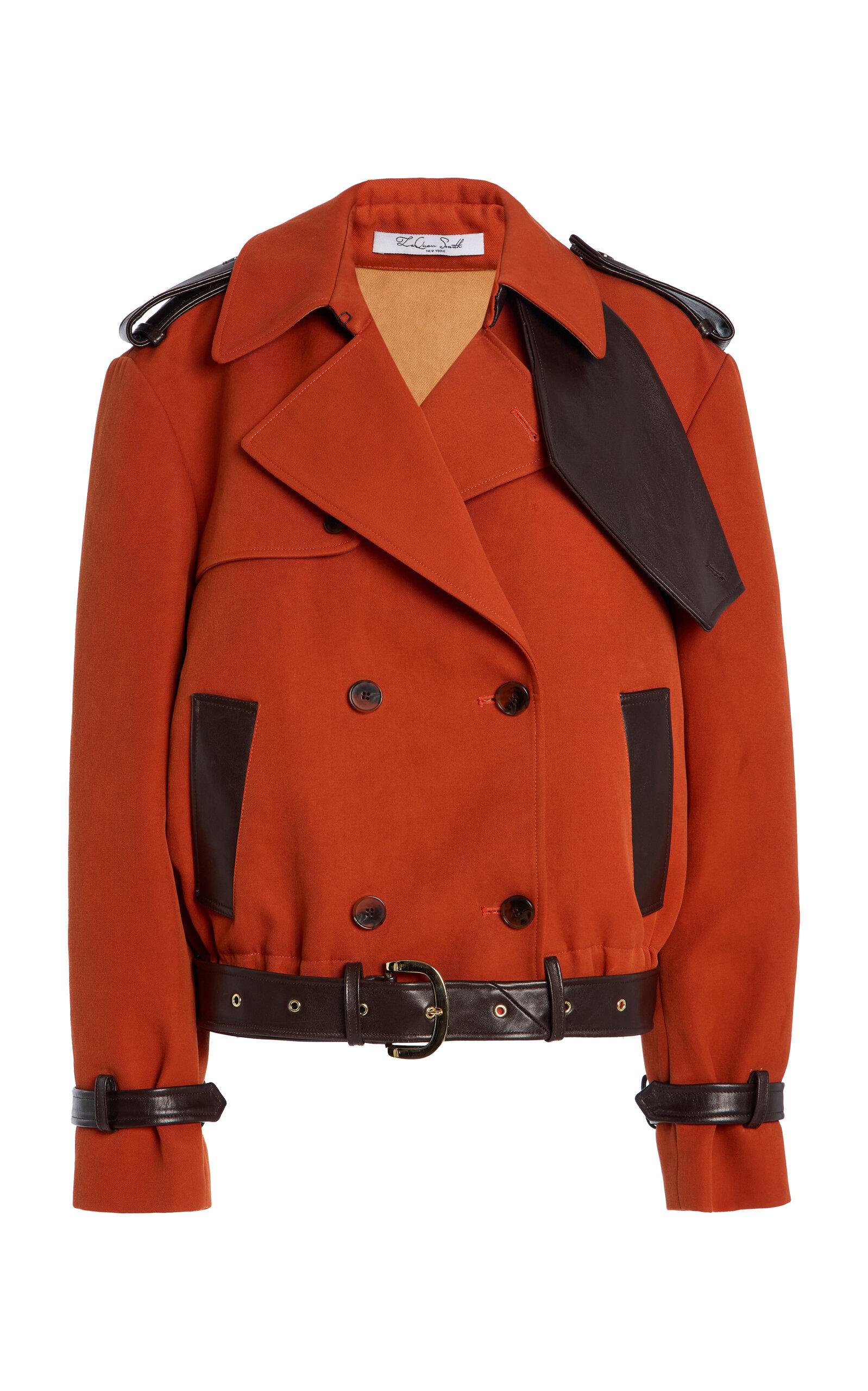LaQuan Smith Belted Stretch-Cotton Jacket - Moda Operandi by LAQUAN SMITH