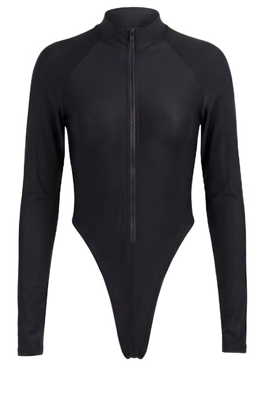 Long Sleeve Bodysuit by LAQUAN SMITH