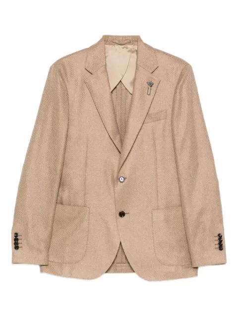 Buttoned Gran Panama Llana Jacket by LARDINI