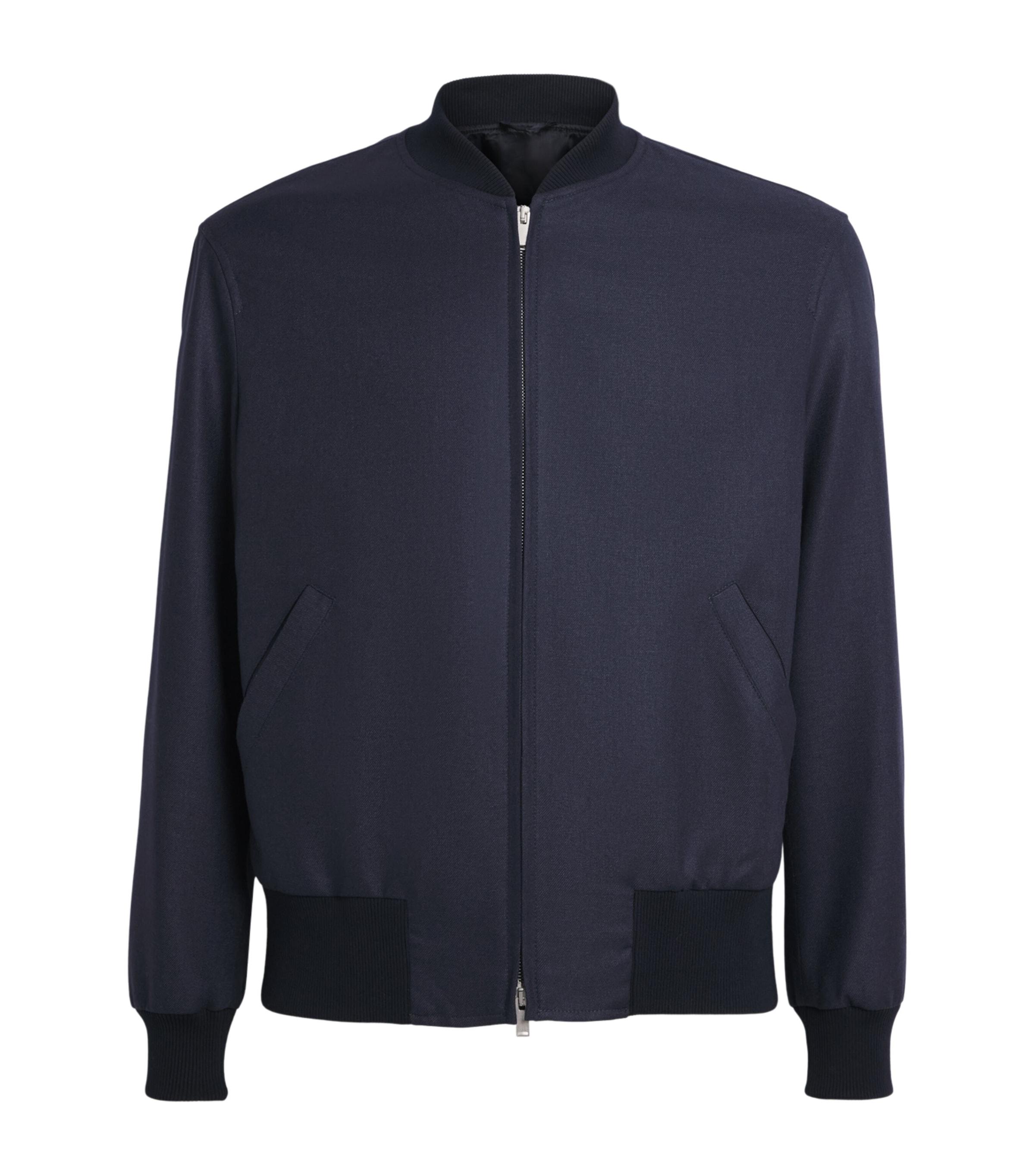 Lardini Cashmere-Blend Bomber Jacket by LARDINI