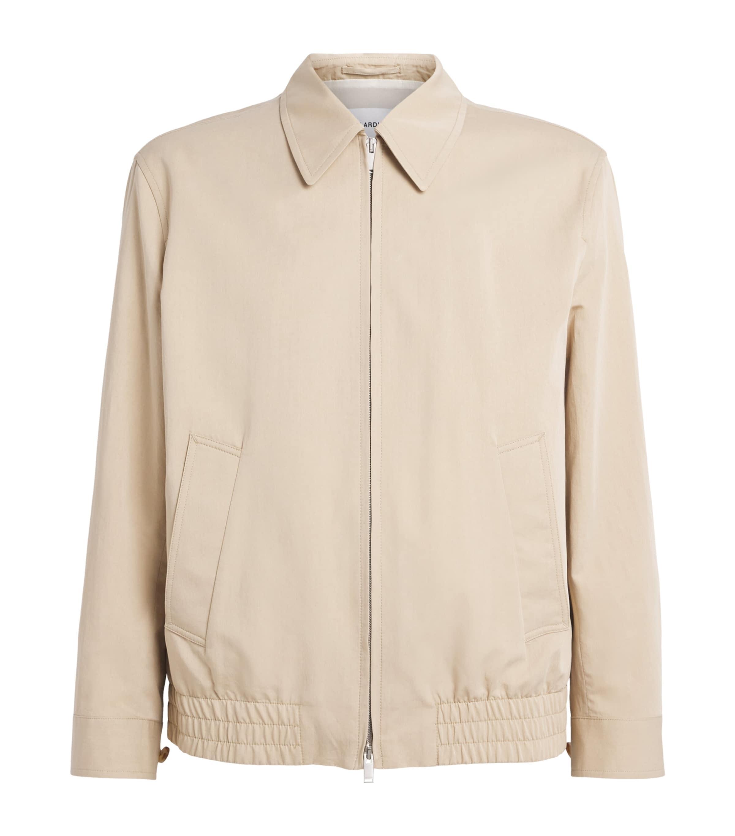 Lardini Cotton-Silk Bomber Jacket by LARDINI