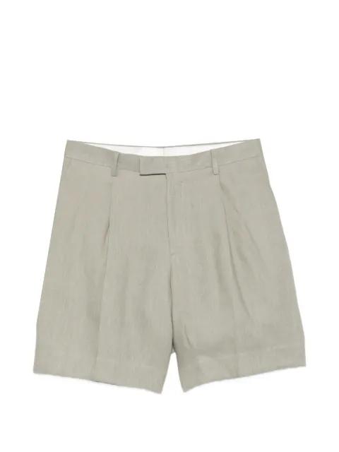 Paaramis pleated button shorts by LARDINI