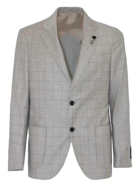 Prince-of-Wales-check blazer by LARDINI