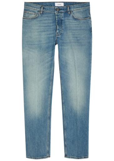 Relaxed tapered-leg jeans by LARDINI