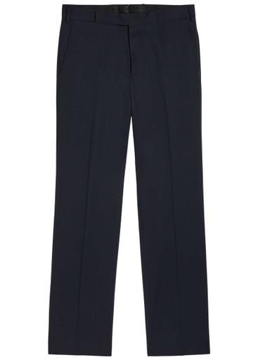 Straight-leg wool trousers by LARDINI